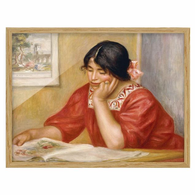 Cuadros famosos Auguste Renoir - Leontine Reading