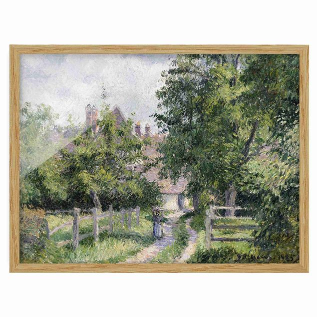 Cuadros puntillismo Camille Pissarro - Saint-Martin Near Gisors