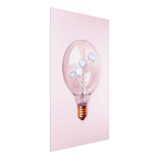 Cuadros modernos Light Bulb With Jellyfish