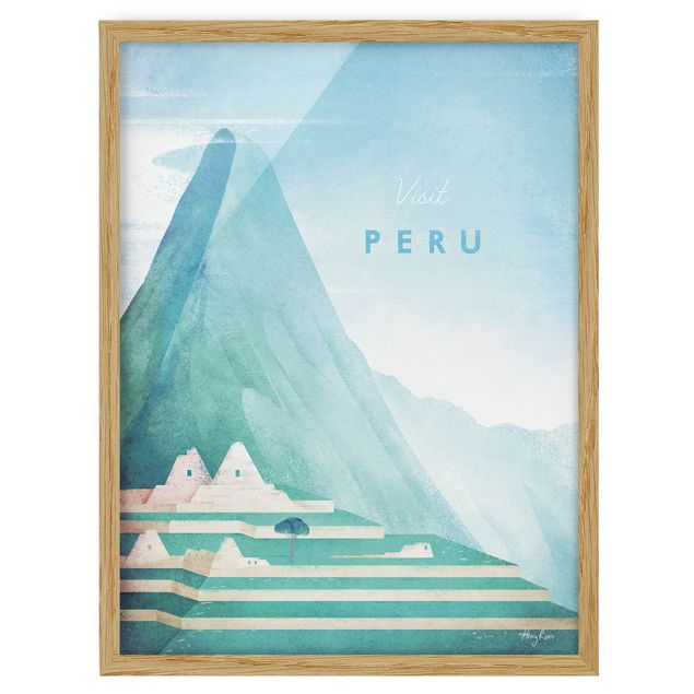Cuadro con paisajes Travel Poster - Peru