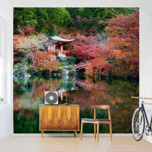 Papel pintado paisajes Daigo Ji Temple In The Fall