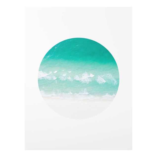 Cuadros de cristal paisajes The Ocean In A Circle