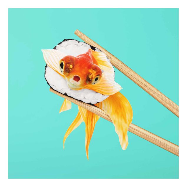 Cuadros famosos Sushi With Goldfish