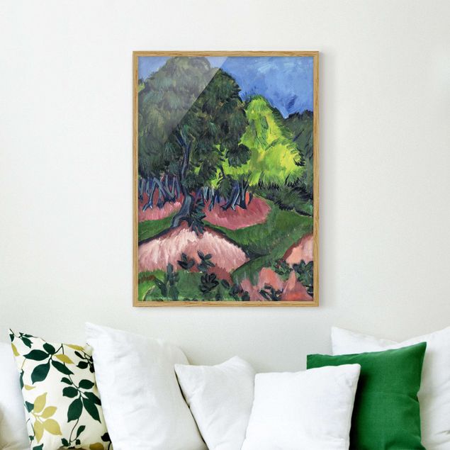 Decoración cocina Ernst Ludwig Kirchner - Landscape with Chestnut Tree