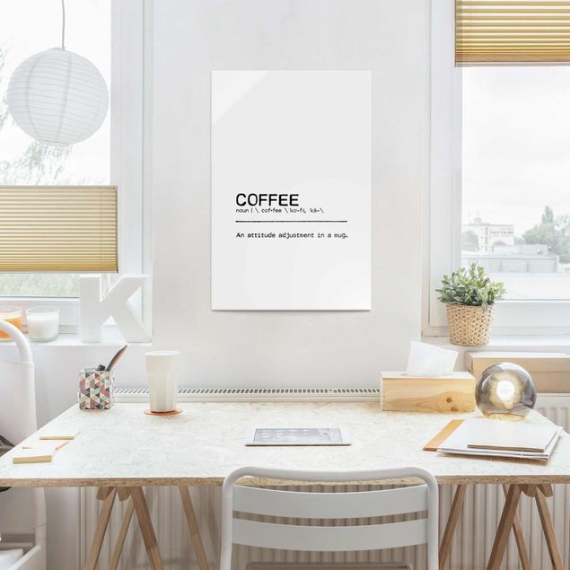 Reproducciónes de cuadros Definition Coffee Attitude