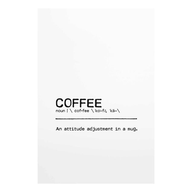 Cuadros decorativos Definition Coffee Attitude