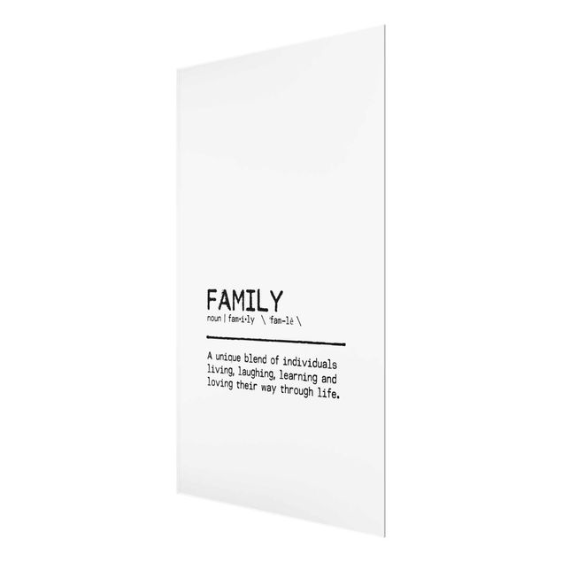 Tableros magnéticos de vidrio Definition Family Unique
