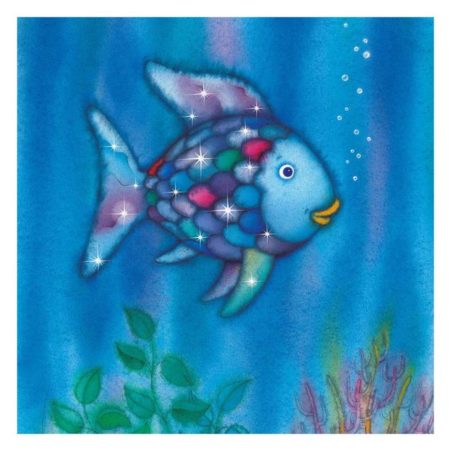 Papel pintado tonos azules The Rainbow Fish - Alone In The Vast Ocean