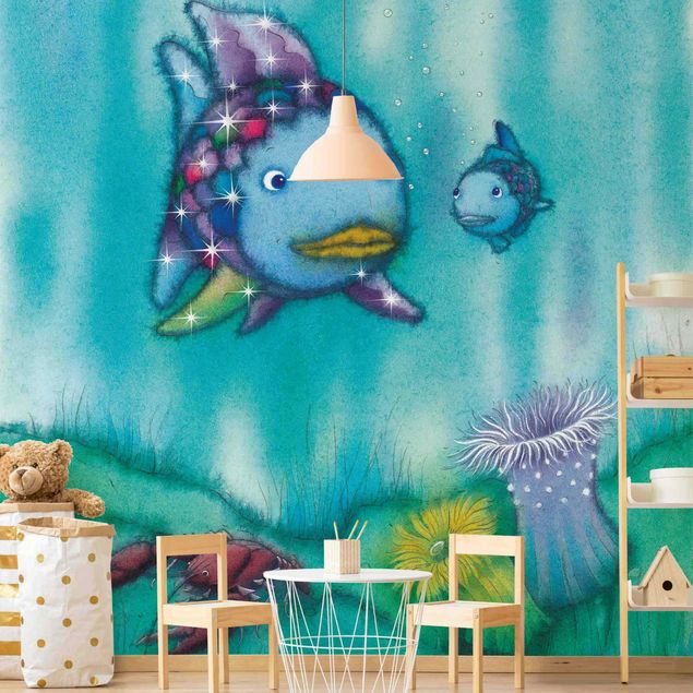 Papel pintado moderno The Rainbow Fish - Two Fish Friends Out And About