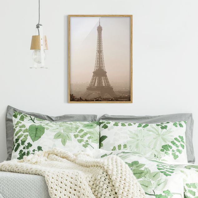 Pósters enmarcados vintage Tour Eiffel