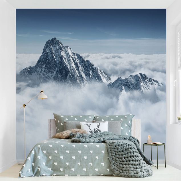 Papel pintado montañas infantil The Alps Above The Clouds