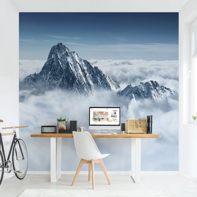 Papel pintado salón moderno The Alps Above The Clouds