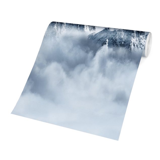 Papel pared paisaje The Alps Above The Clouds