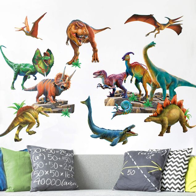 Vinilo dinosaurios Dinosaur Mega Set