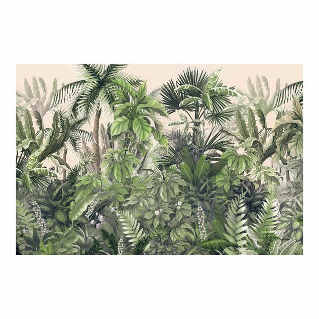 Papeles pintados Jungle Plants In Green