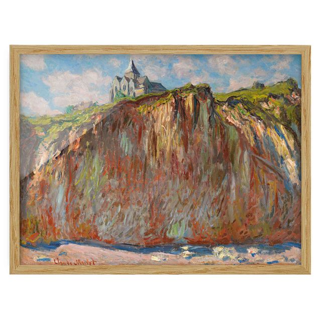 Reproducciones de cuadros Claude Monet - The Church Of Varengeville In The Morning Light
