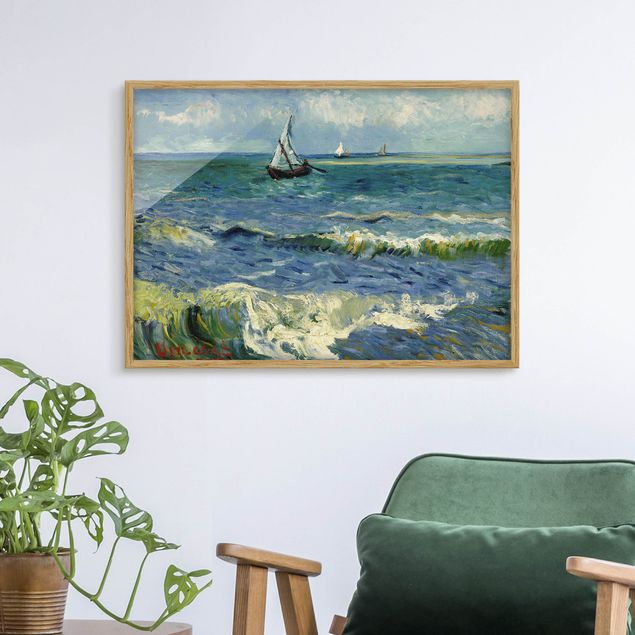 Cuadros Impresionismo Vincent Van Gogh - Seascape Near Les Saintes-Maries-De-La-Mer