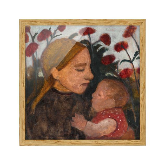 Láminas cuadros famosos Paula Modersohn-Becker - Girl with Child