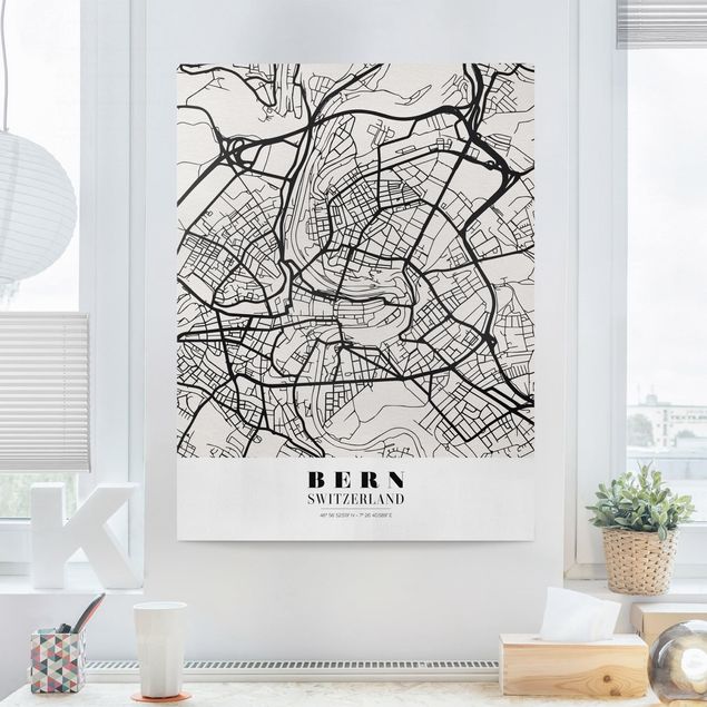 Decoración de cocinas Bern City Map - Classical