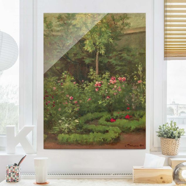 Estilos artísticos Camille Pissarro - A Rose Garden