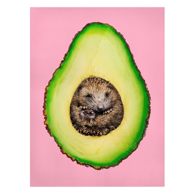 Reproducciónes de cuadros Avocado With Hedgehog