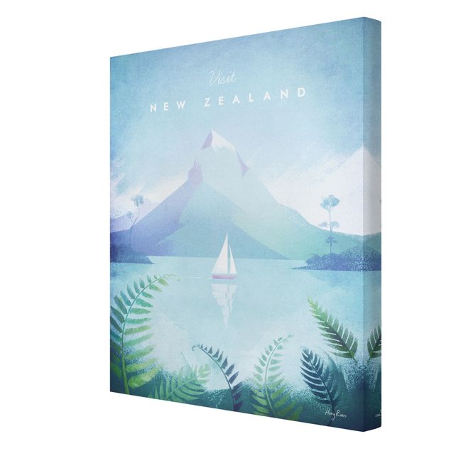 Cuadros paisajes Travel Poster - New Zealand