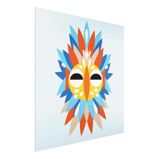 Reproducciónes de cuadros Collage Ethnic Mask - Parrot
