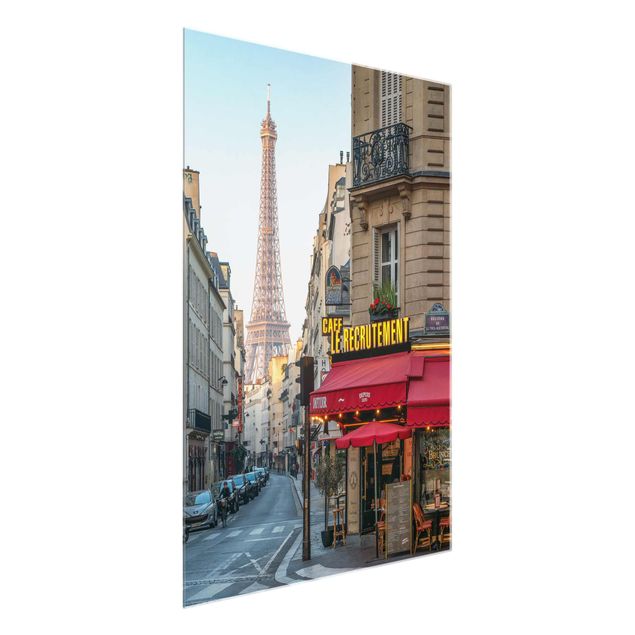 Cuadros de cristal arquitectura y skyline Streets Of Paris