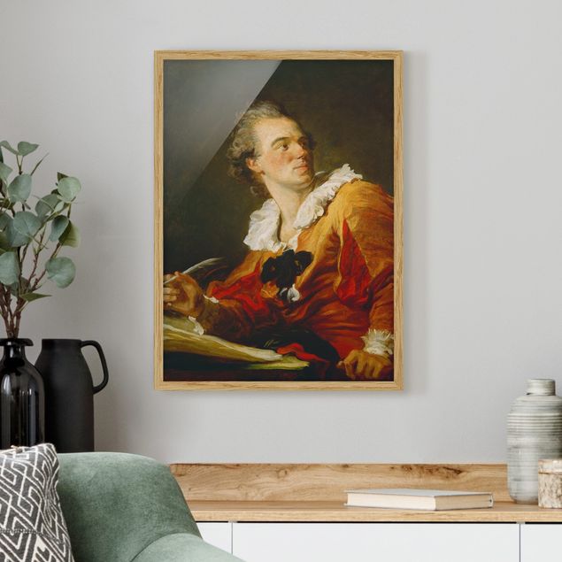 Pósters enmarcados de cuadros famosos Jean Honoré Fragonard - Inspiration