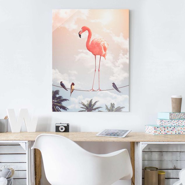Decoración en la cocina Sky With Flamingo