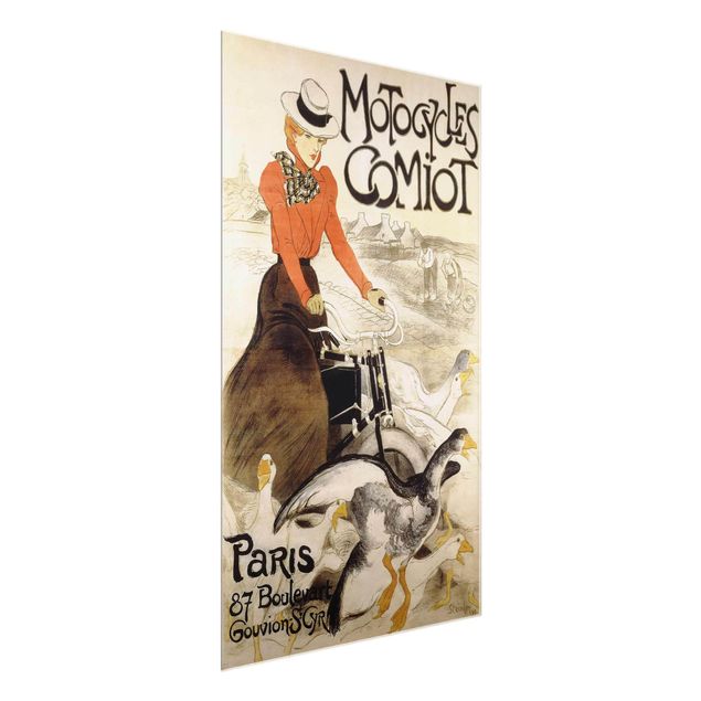 Estilos artísticos Théophile Steinlen - Poster For Motor Comiot