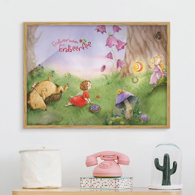Decoración infantil pared Little strawberry strawberry fairy- In The Forest
