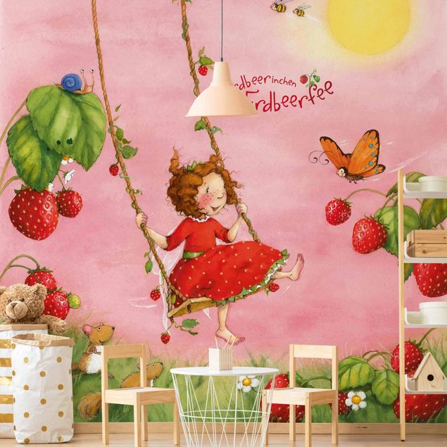 Decoración infantil pared Little Strawberry Strawberry Fairy - Tree Swing