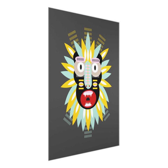 Cuadros modernos Collage Ethnic Mask - King Kong
