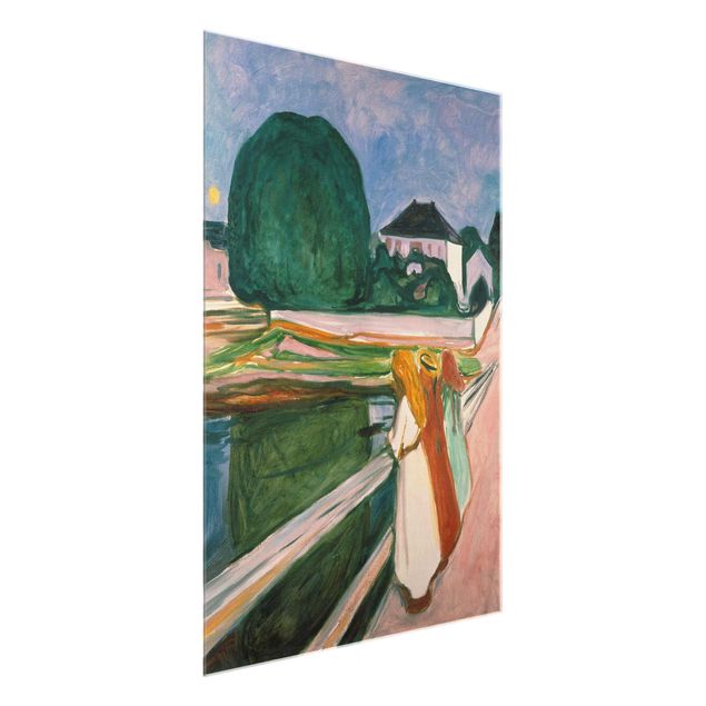 Estilo artístico Post Impresionismo Edvard Munch - White Night