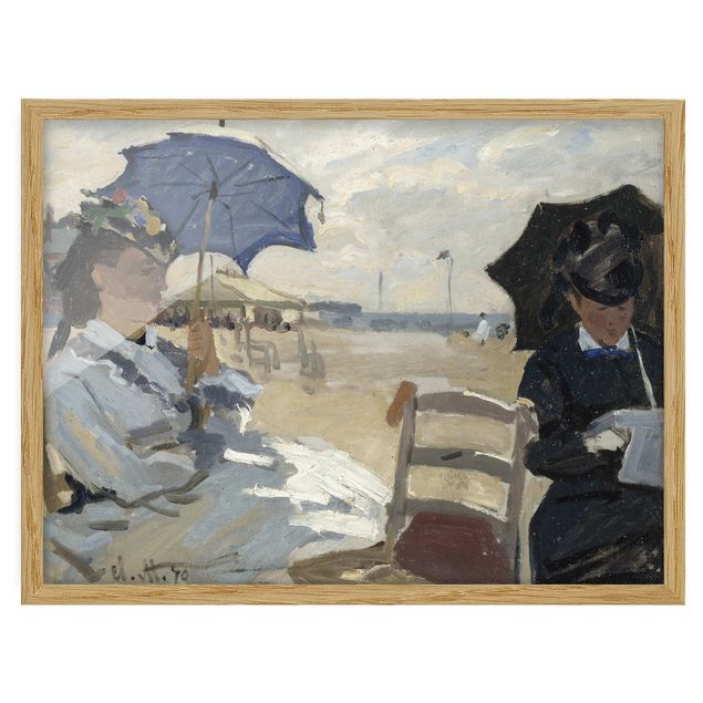 Láminas cuadros famosos Claude Monet - At The Beach Of Trouville