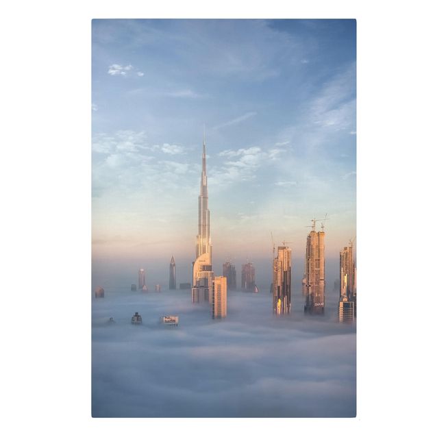 Lienzos ciudades Dubai Above The Clouds
