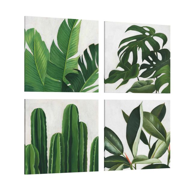 Cuadros verdes Favorite Plants Tropical Set I