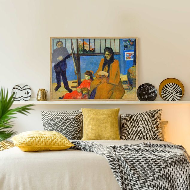 Pósters enmarcados de cuadros famosos Paul Gauguin - The Schuffenecker Family