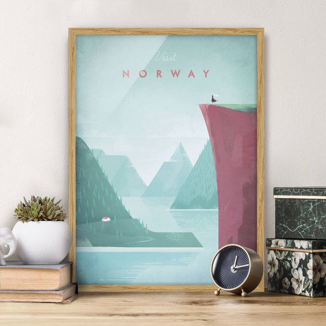 Decoración cocina Travel Poster - Norway