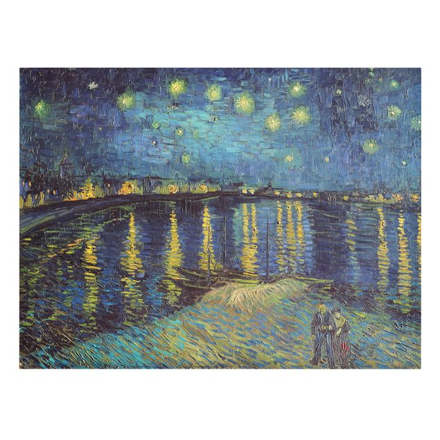 Cuadros famosos Vincent Van Gogh - Starry Night Over The Rhone