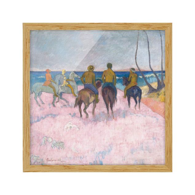 Reproducciones de cuadros Paul Gauguin - Riders On The Beach