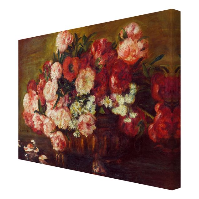 Lienzos flores Auguste Renoir - Still Life With Peonies