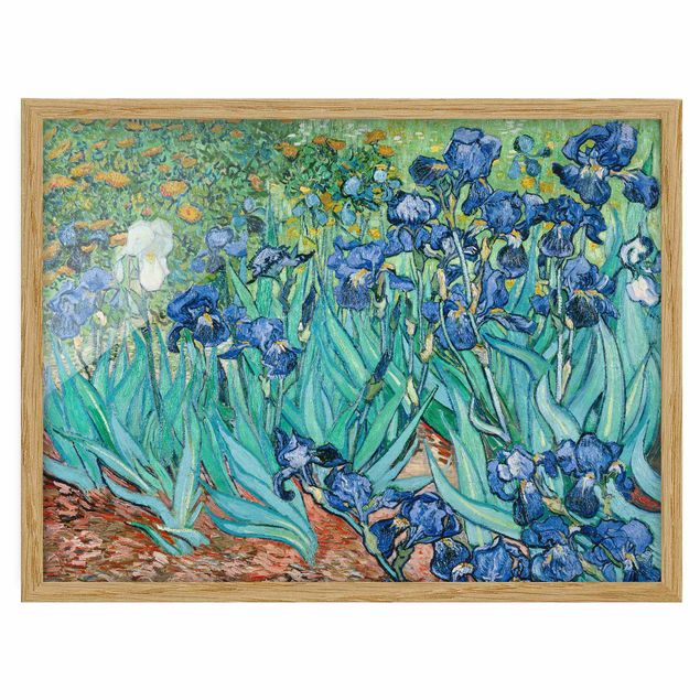 Cuadros puntillismo Vincent Van Gogh - Iris