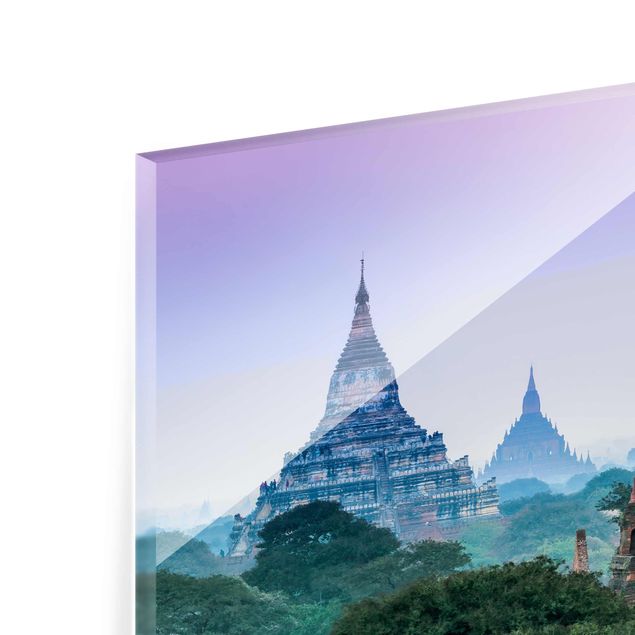 Cuadros de cristal paisajes Temple Grounds In Bagan
