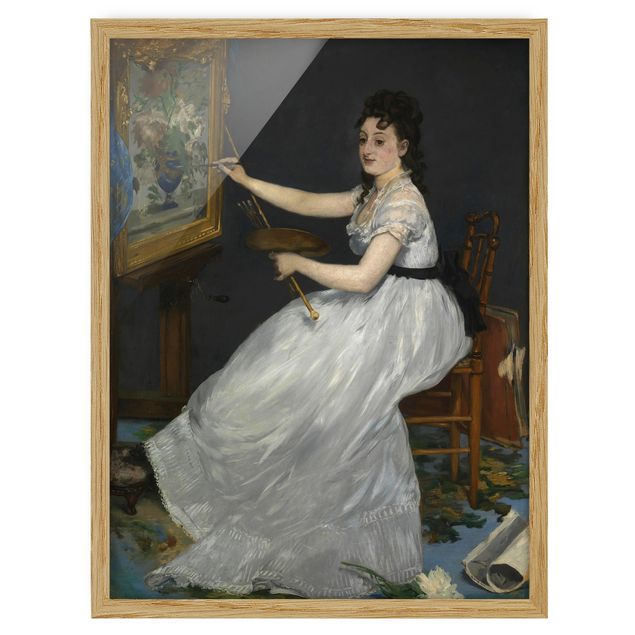 Láminas cuadros famosos Edouard Manet - Eva Gonzalès