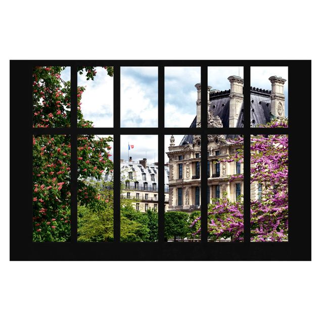 Papel pintado Window Spring II Paris