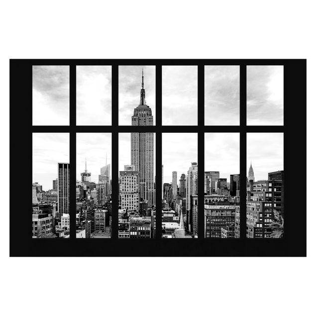 Papel pintado Window New York Empire State Building