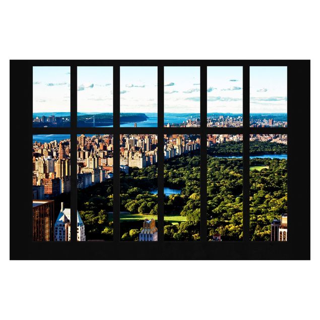 Papel pintado Window View New York's Central Park