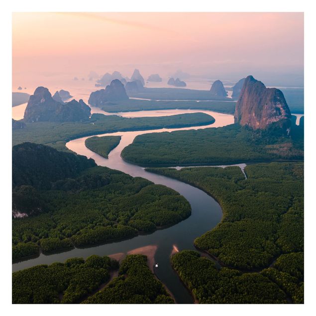 Papel de pared River Landscape In Thailand